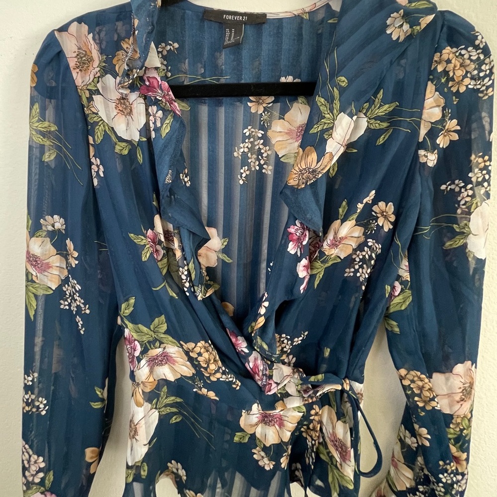Wrap tie shirt